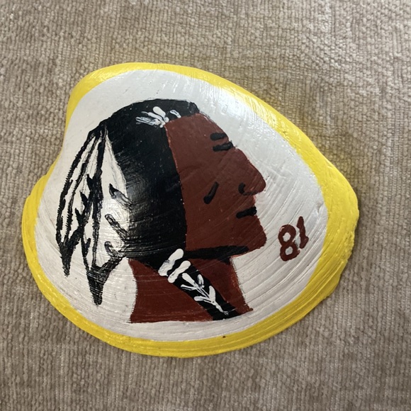 Hand Painted Redskins Memorbilia - Picture 2 of 5